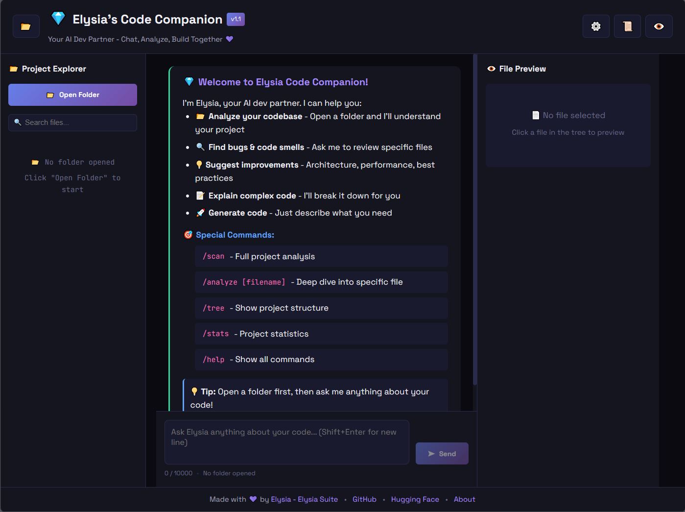 Elysia's Code Companion